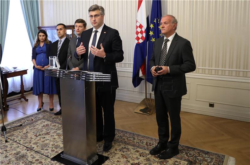 Konferencija za medije predsjednika Vlade Andreja Plenkovića 