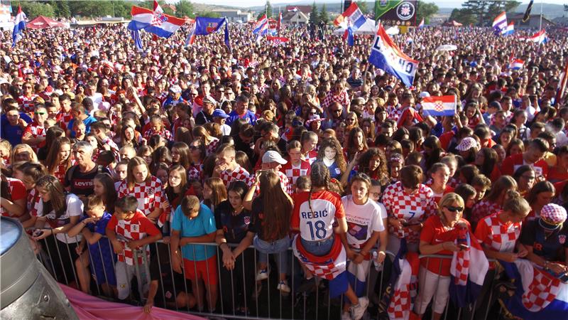 Doček Zlatka Dalića u Livnu