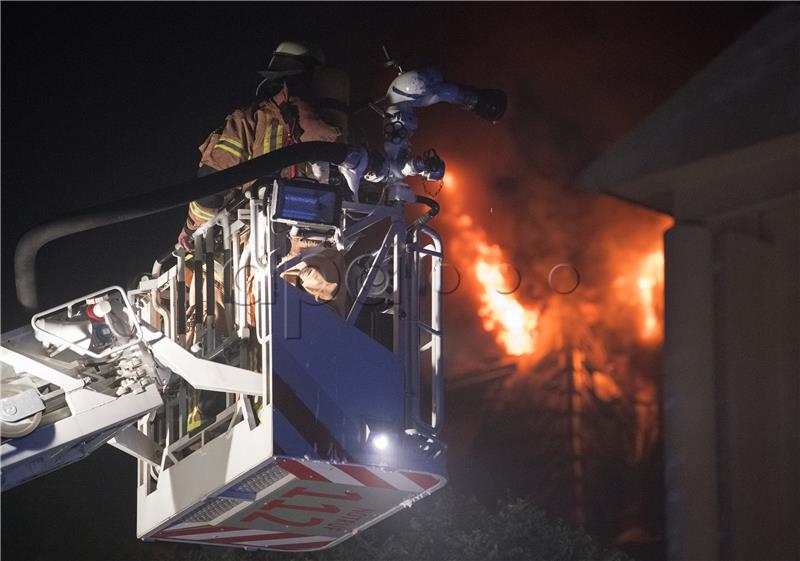 House fire in Berlin