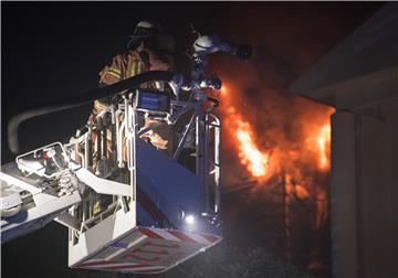 House fire in Berlin