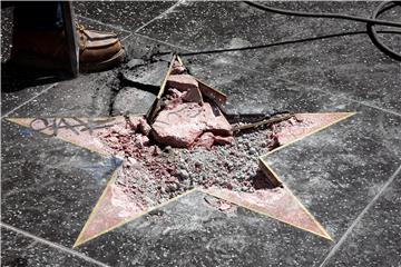 USA TRUMP HOLLYWOOD STAR