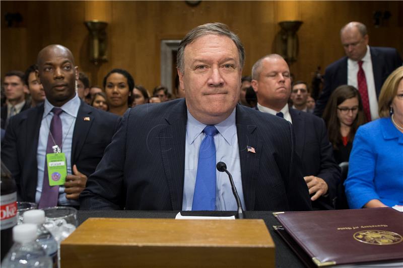 USA POMPEO SENATE HEARING