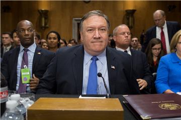 USA POMPEO SENATE HEARING