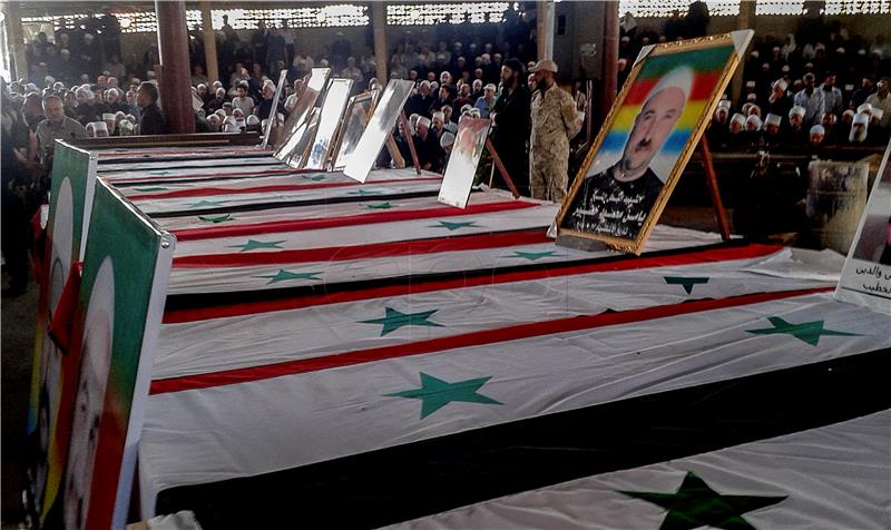 SYRIA AL-SWEIDA FUNERAL