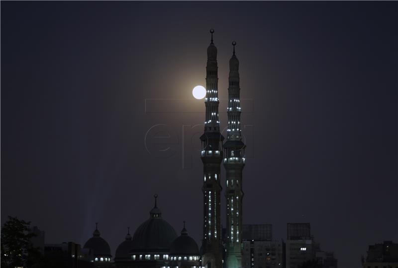 EGYPT LUNAR ECLIPSE