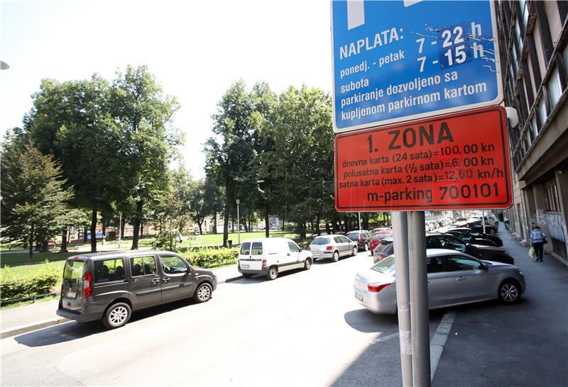 Od ponedjeljka, 30. srpnja u Zagrebu skuplji parking 