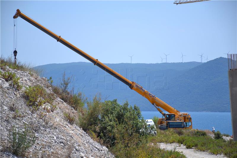 Gradilište Pelješkog mosta priprema se za dolazak kineskog izvođača