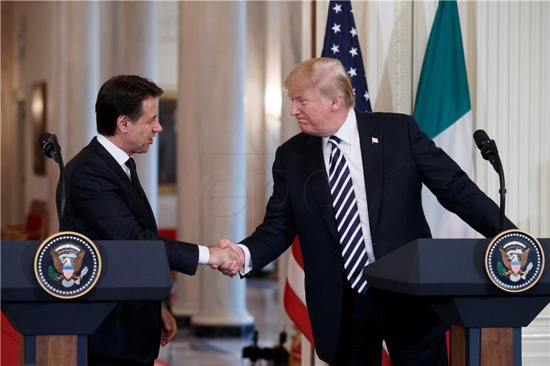 USA ITALY TRUMP CONTE