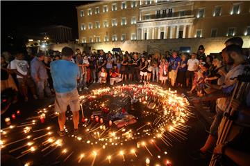 GREECE WILDFIRE VIGIL