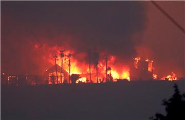 USA NORTHERN CALIFORNIA WILDFIRES