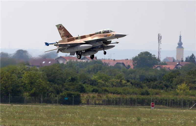 Izraelski avioni F-16 prvi put u Hrvatskoj