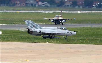 Izraelski avioni F-16 prvi put u Hrvatskoj