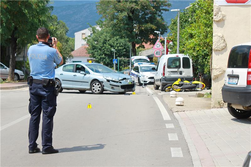 U prometnoj nezgodi stradao motociklist