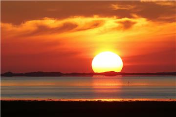 Sunset in Germany