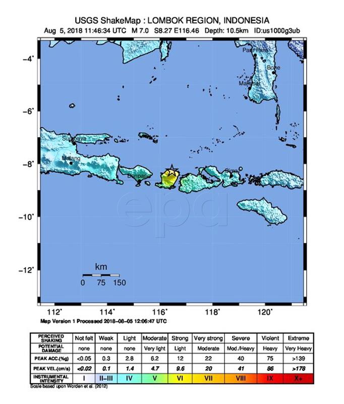 INDONESIA EARTHQUAKE