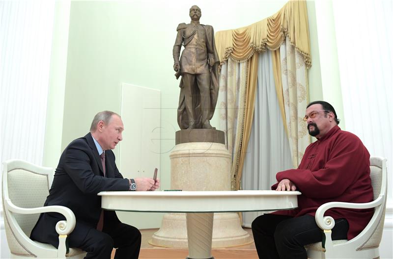 (FILE) RUSSIA PUTIN SEAGAL