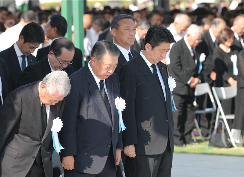 JAPAN WAR HIROSHIMA NUCLEAR BOMB ANNIVERSARY