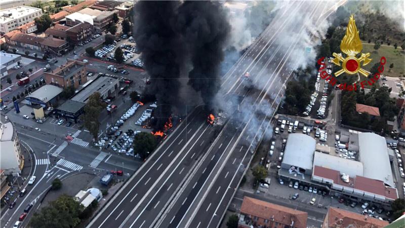 ITALY BOLOGNA TRANSPORT ACCIDENT EXPLOSIONS