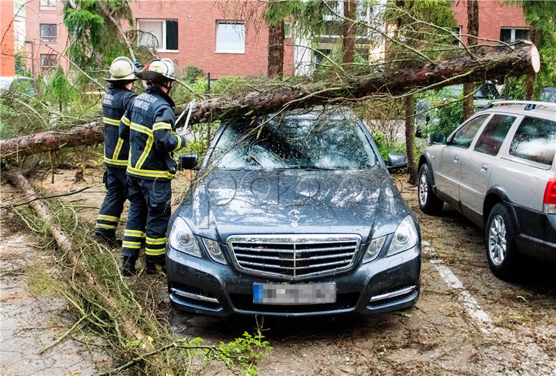 Storms in Hamburg