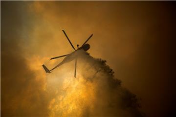 USA CALIFORNIA HOLY WILDFIRE