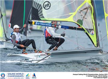 Croatian Fantela brothers world champs in 49er class at sailing contest in Aarhus