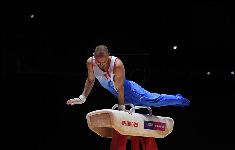 Croatia's Seligman wins pommel horse silver at European championships