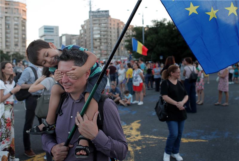 ROMANIA POLITICS CORRUPTION PROTEST