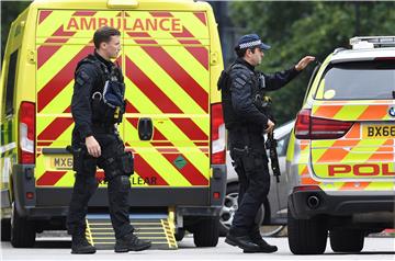 BRITAIN POLICE INCIDENT WESTMINSTER CAR CRASH