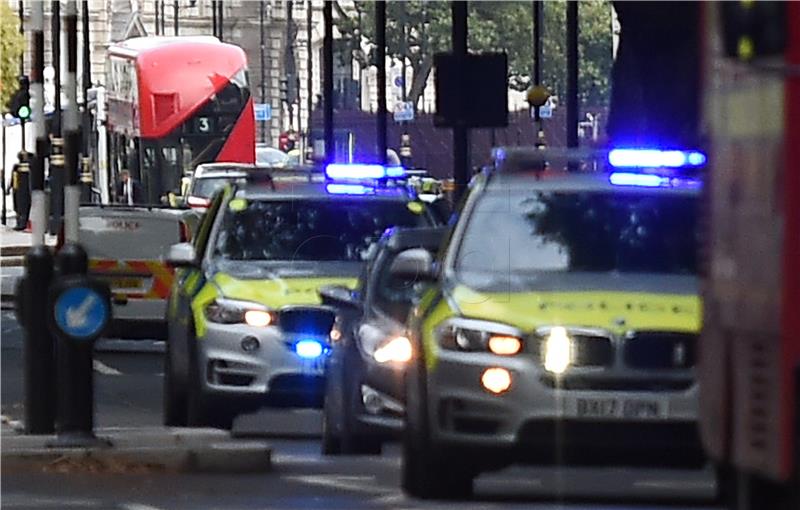 BRITAIN POLICE INCIDENT WESTMINSTER CAR CRASH