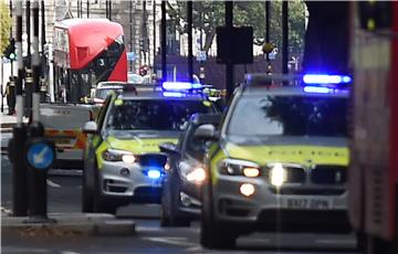 BRITAIN POLICE INCIDENT WESTMINSTER CAR CRASH