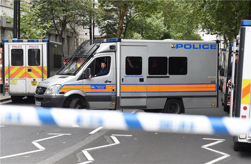 BRITAIN POLICE INCIDENT WESTMINSTER CAR CRASH