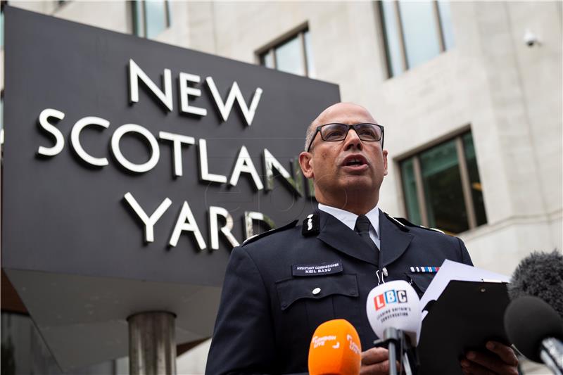 BRITAIN POLICE INCIDENT WESTMINSTER CAR CRASH