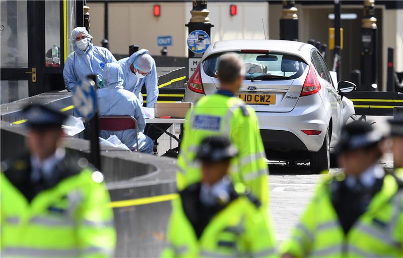 BRITAIN LONDON INCIDENT CAR CRASH