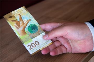 SWITZERLAND NATIONAL BANK 200 BANKNOTE