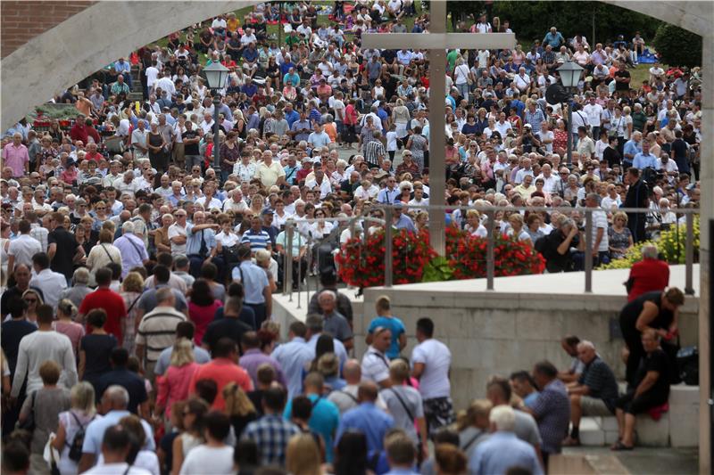 Središnje misno slavlje u Hrvatskom nacionalnom svetištu Majke Božje Bistričke