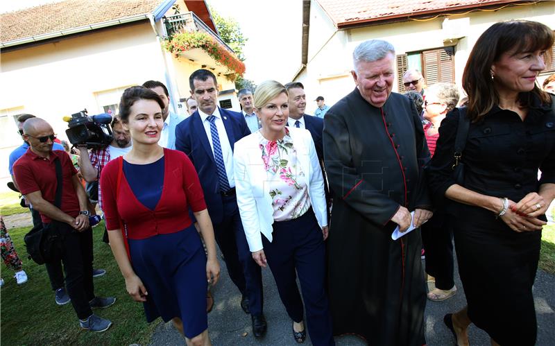 Proslava Velike Gospe u marijanskom svetištu Gospe od Utočista u Aljmašu