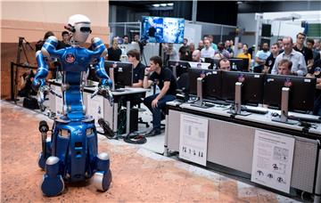 European Space Agency humanoid robot in Germany