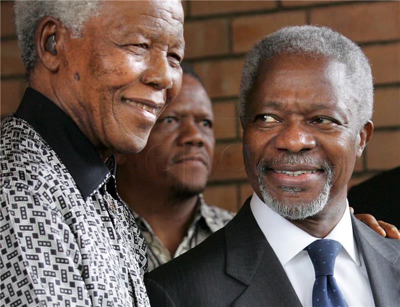 (FILE) SOUTH AFRICA PEOPLE KOFI ANNAN OBIT&#x9;