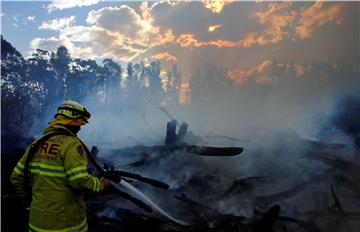 AUSTRALIA NSW BUSHFIRES SALT ASH