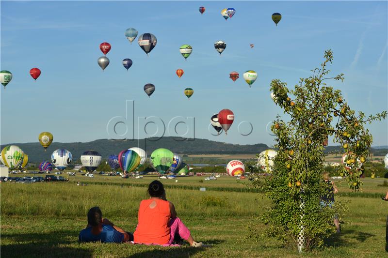 Moselle balloon fiesta in Germany