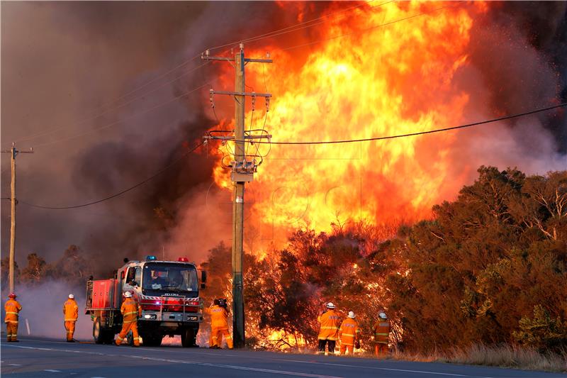 AUSTRALIA NSW BUSHFIRES SALT ASH