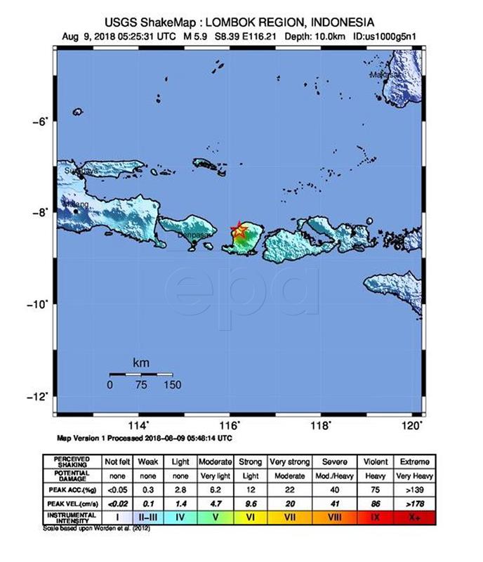 Novi potres magnitude 6,9 pogodio indonezijski otok Lombok