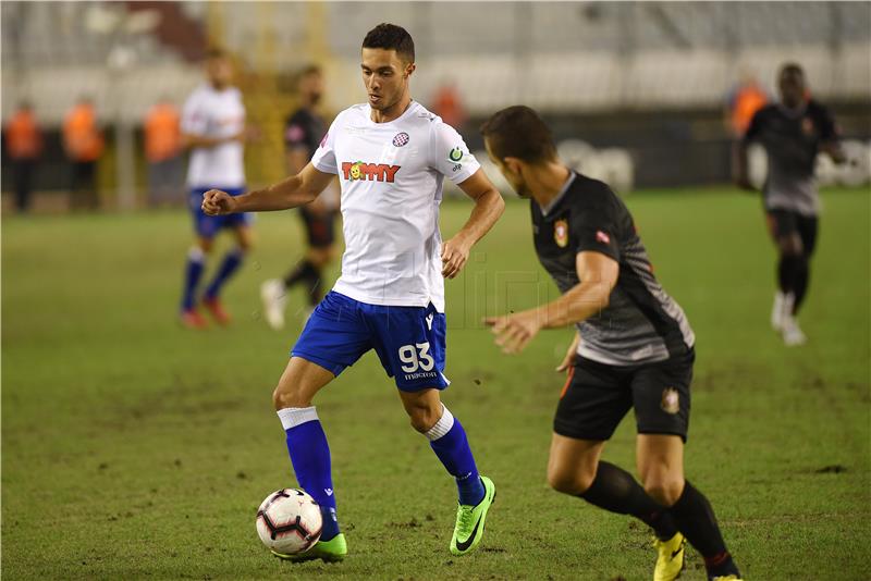 HNL: Hajduk - Gorica 0-2 (poluvrijeme)