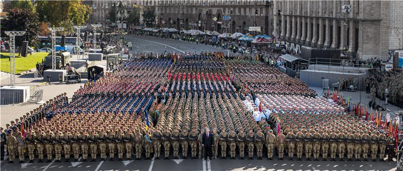 UKRAINE REHEARSAL MILITARY PARADE