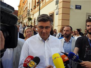 Plenković posjetio Špancirfest u Varaždinu