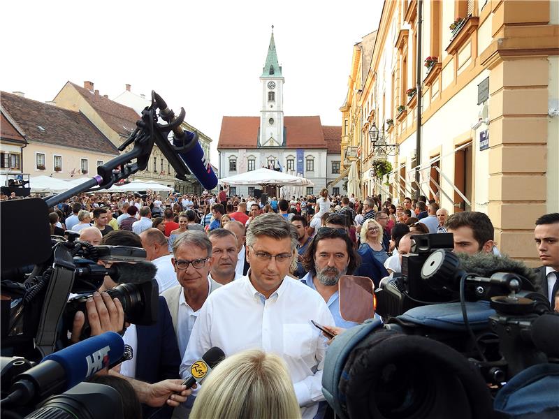 Plenković posjetio Špancirfest u Varaždinu