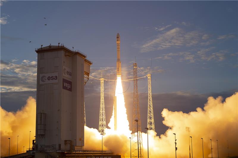 FRENCH GUIANA AEOLUS SATELLITE LAUNCH