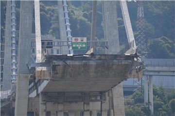 ITALY GENOA BRIDGE COLLAPSE