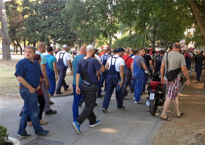 Uljanik protesting workers accuse IDS of murky dealings