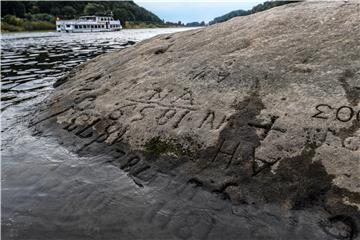 GERMANY DROUGHT WEATHER HUNGER STONES